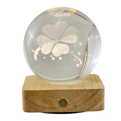 LAMPADA BASE QUADR. QUADRIFOGLIO PC. 6X6X8